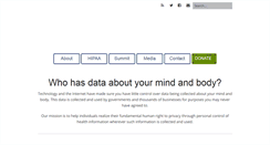 Desktop Screenshot of patientprivacyrights.org